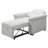 Versatile Convertible Sleeper Chair Sofa Bed with Adjustable Backrest and Pillow-1321230195