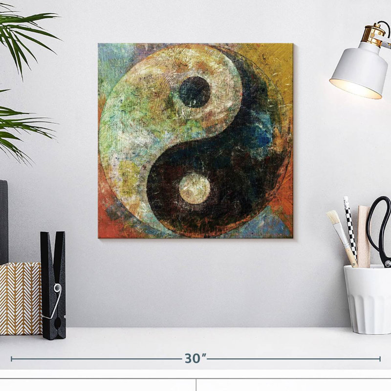 Kerrick, le Yin et le Yang, H 16 po x l 16 po
