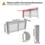 Nehlani 92cm H Radiator Cover Grey-181398924