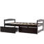 Lit plateforme simple avec deux tiroirs-248502783