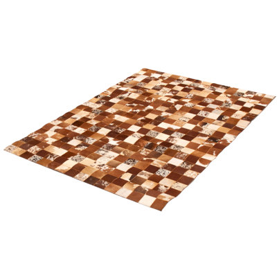 Spokane Cowhide Checkered Indoor Rug