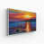 White Floater Framed