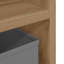 Unfinished TV Stand for TVs up to 42" with Fireplace Included-843836207-842465785
