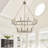 Beck 20-Light Dimmable Wagon Wheel Chandelier-1555405403