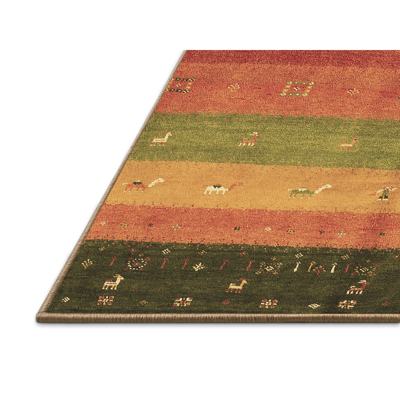 Earsie Striped Indoor Rug, Rectangle 5' x 8'