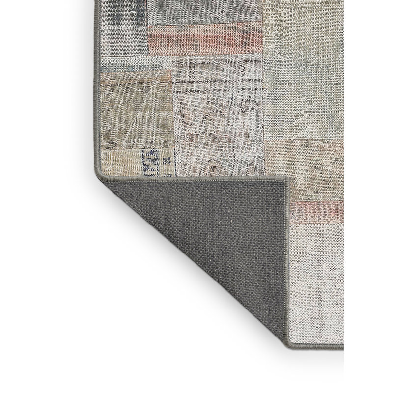 Tapis beige/gris contemporain, Rectangle 8 pi x 10 pi