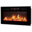 Orlando Adam Black Electric Fireplace Insert-112545244