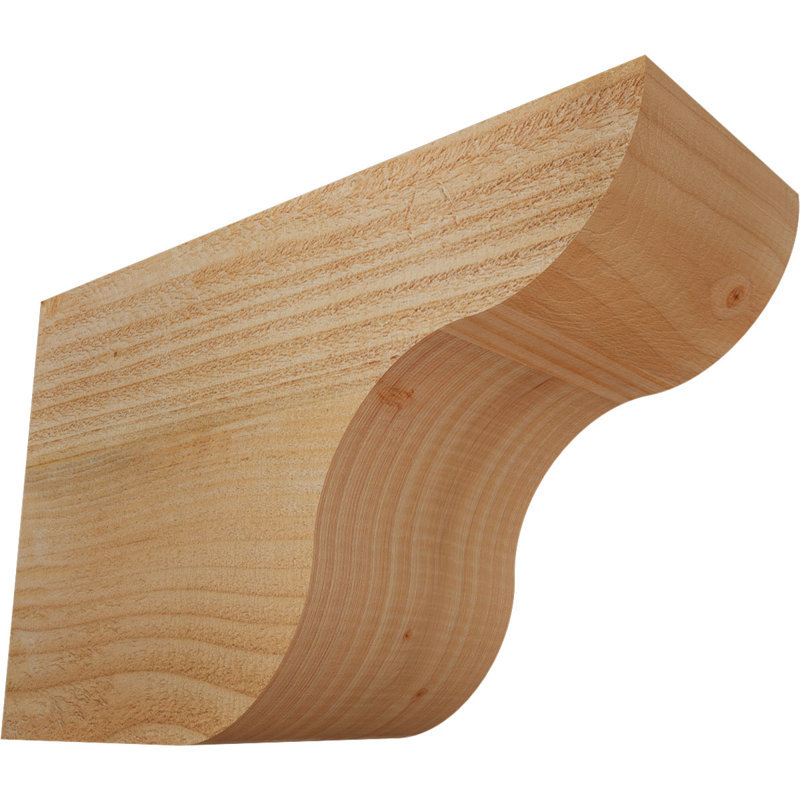 Queue de chevron Carmel, Douglas, 10"H x 6"W x 16"L