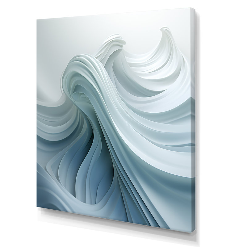 Cita - Abstract Spirals, art mural, H 44 po x l 34 po x P 1,5 po, Toile tendue
