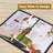 WeChef 10 Pack Restaurant Menu Covers 8.5" x 14" Book Style 4 Pages 6 Views Cafe