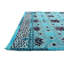 Tapis turquoise Porcaro 5 x 8