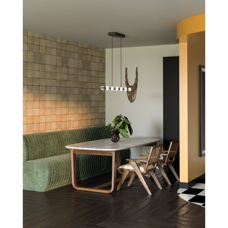 Rezz 6 - Light LED Pendant, Black