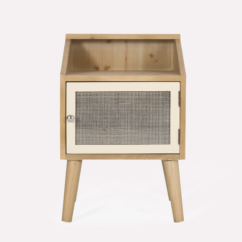 Leshia End Table, Natural