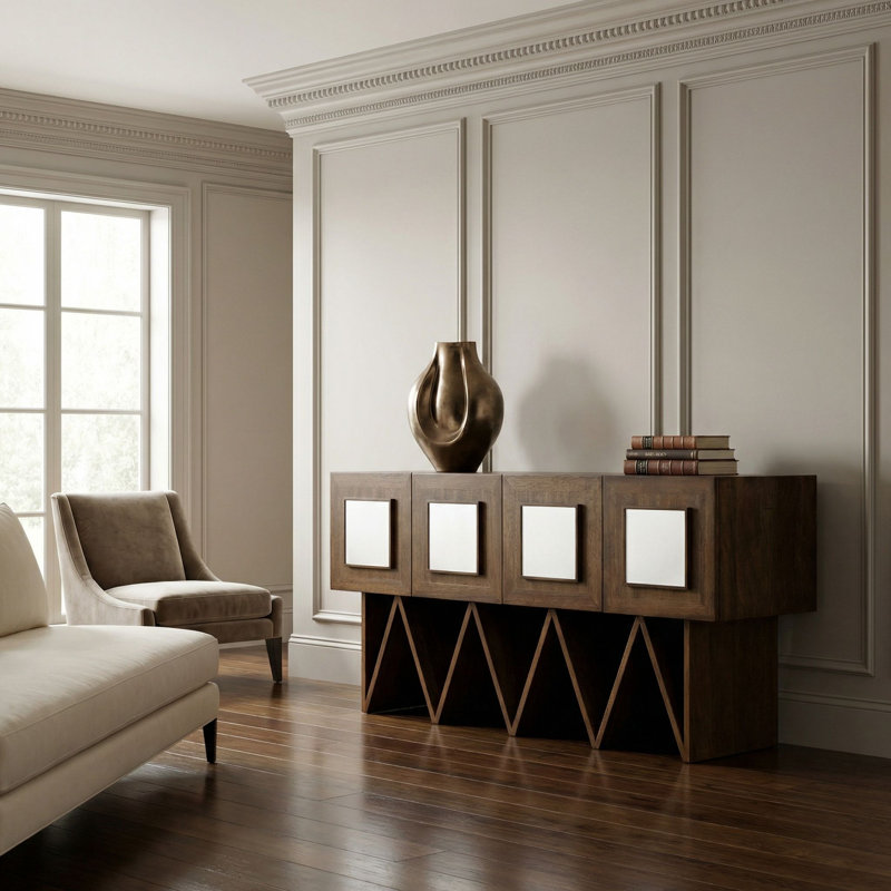 Jean-Michel 60'' W Solid Wood Sideboard