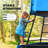 Jungle Gym Climbing Dome with Tent and Monkey Bars