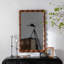 Miroir de 36,02 po Mid-Century Modern Swirl