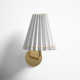 Canto Single Light Steel Dimmable Armed Sconce