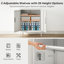 HOMCOM Metal Storage Cabinet with Lock Office Storage Cupboard-636038254
