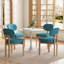 Ensemble de table de salle à manger 31,5 "avec chaises rembourrées Dearing-132210697-132210700-132210701