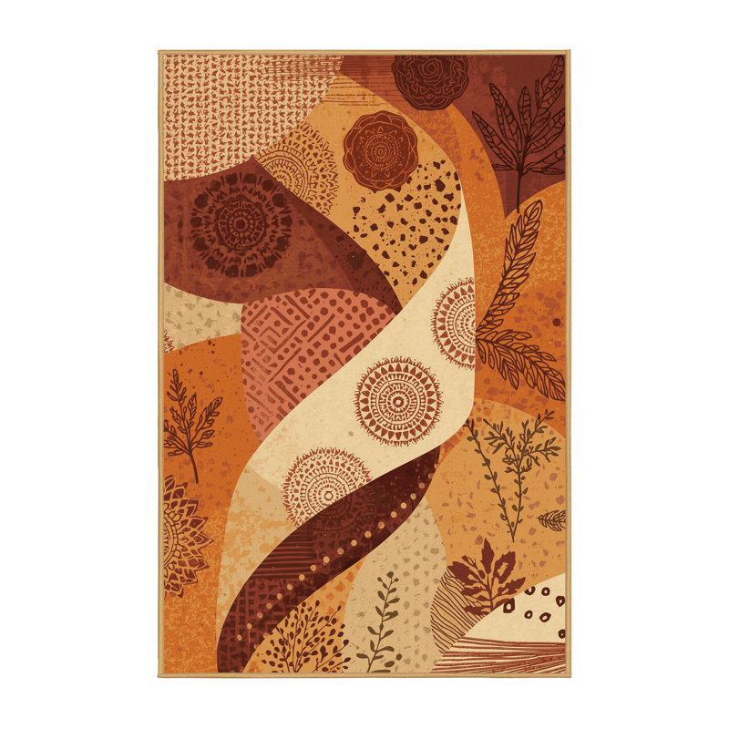 Tapis lavable à la machine Olney Falafel Wrap, 5x7