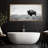 Cow " Monochrome Bison In The Plains Rustic Retro Art Decor Extra Large Artwork Pictures "-98042337-111375423
