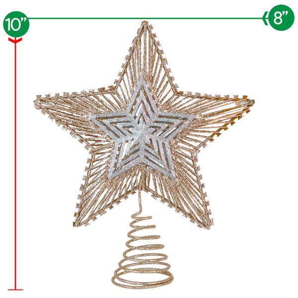 The Holiday Aisle® Metal Astrology & Stars Tree Topper