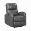 Fauteuil inclinable électrique 1pc recouvert de similicuir-1310042583