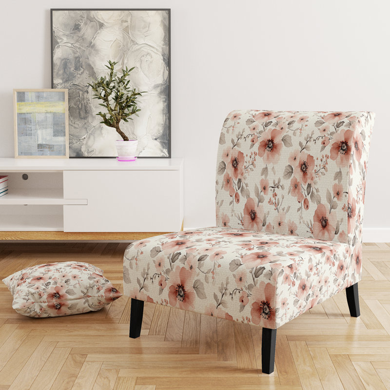 Fauteuil de chambre Country Farmhouse, Pantoufle sans accoudoirs