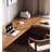 Solid Wood L-Shape Writing Desk-609793528