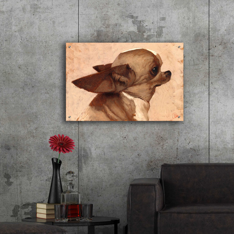 «Profile-Chihuahua» par Thomas Fluharty, H 24 po x l 36 po x P 0,2 po