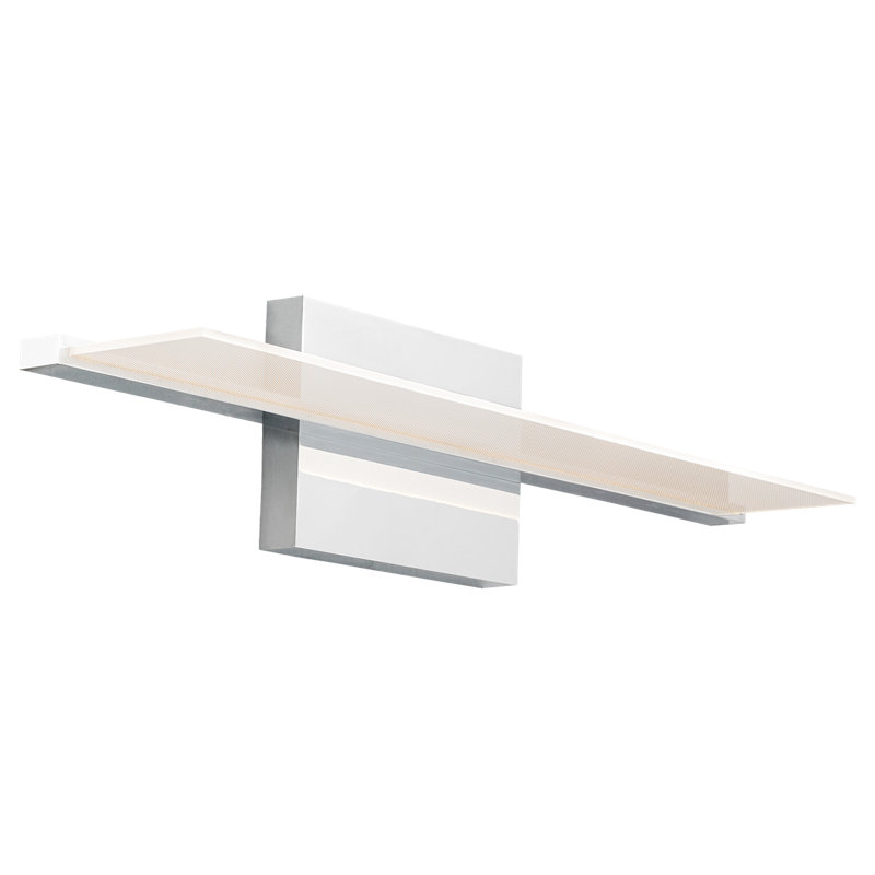 Span 1 - Light LED Bath Bar, Satin Nickel direct/indirect, 3000K, 24"