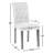 Elegant and Comfortable Dining Chair Tufted Fabric Upholstered Parsons Chair-1189449943