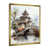 Cadre photo doré simple