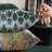 Charlie Abstract Reversible Throw Pillow