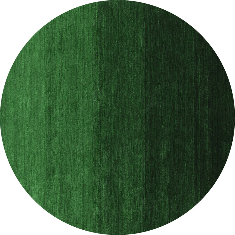 Washable Abstract Indoor Rug, Round 4'