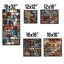 Shenoy - ensemble de 5 impressions sur toile brique-103333597