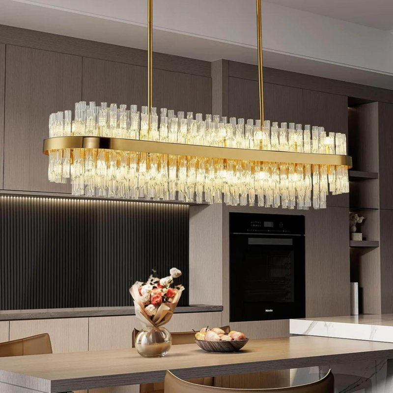 Lustre 47,5 po, 28 lumières,  H 48,2 po x l 47,24 po x P 11,81 po