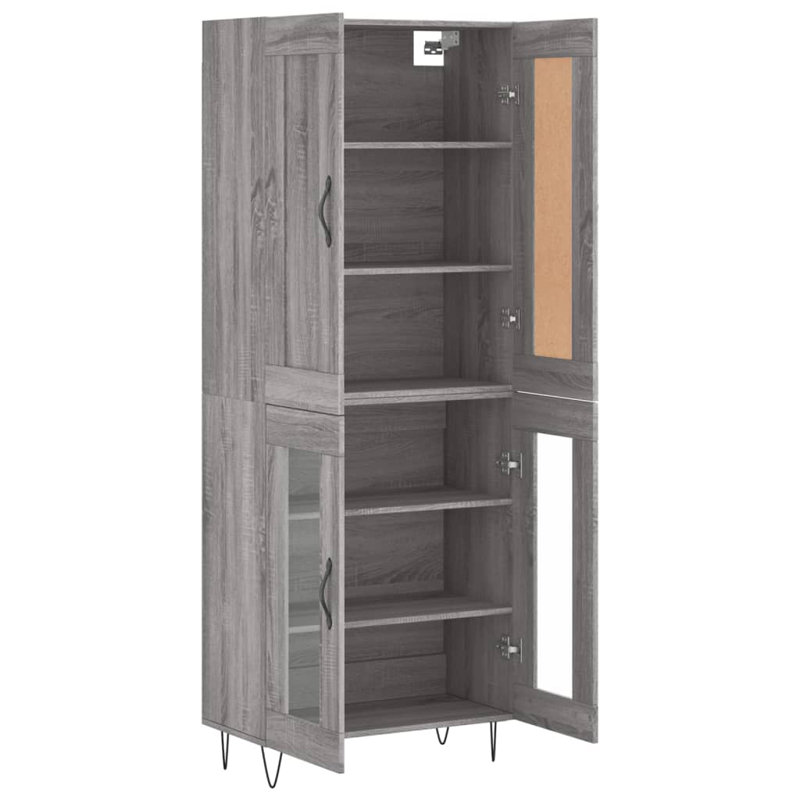 69.5cm Sideboard, Grey Sonoma