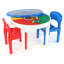 Kids 3 Piece Round Play Or Activity Table and Chair Set-823970986