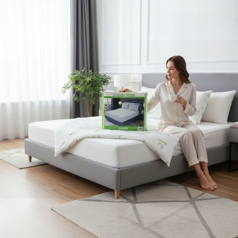 Protège-matelas ajusté hypoallergénique Hajek Luxury Premium, Très grand
