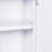 Kleankin  Wall Medicine Cabinet With Lock, 3 Tier Steel Locking Wall Cabinet For Bathroom, Kitchen With 2 Keys, White