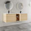Ensemble de meuble-lavabo mural 68 po Modern