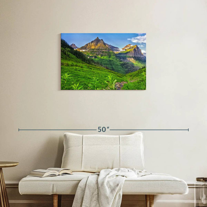 Alvord Glacier Park Greenery, 20" H x 30" W