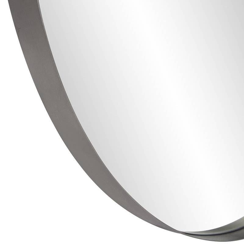 Miroir Lansing, Argent brossé