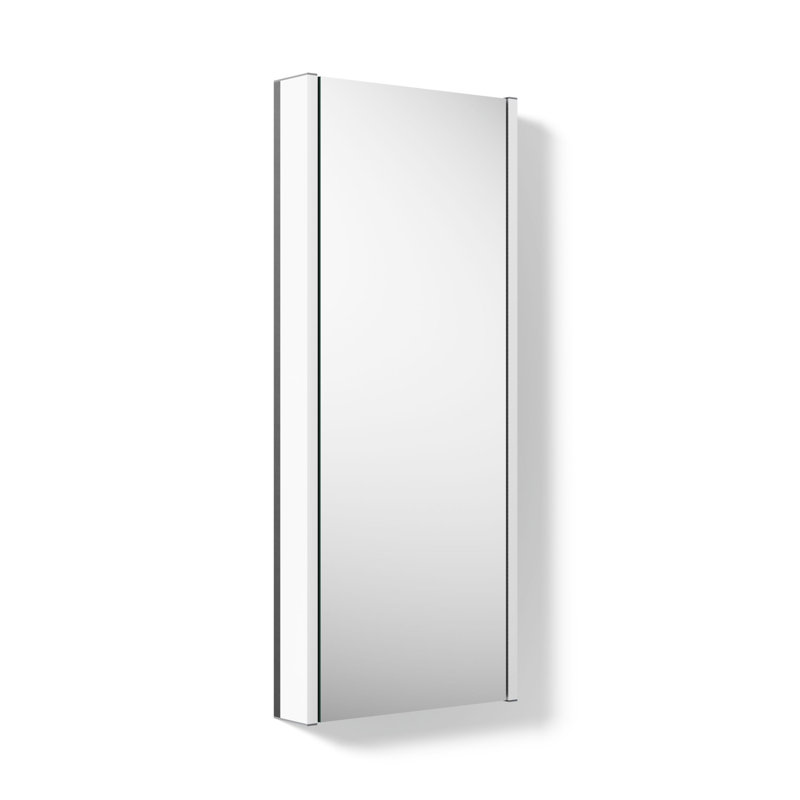 Armoire à pharmacie sans cadre avec éclairage DEL Maxstow, H 40 po x l 17 po x P 3,87 po, Verticale
