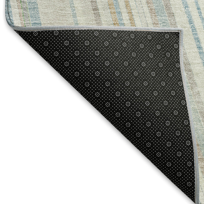 Tapis ivoire Premium lavable à la machine Prisco, Tapis de couloir 2 pi 3 po x 7 pi 6 po