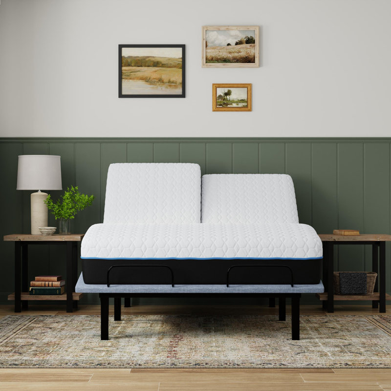 Memory Foam Mattress With Phase Change Cooling Fabric, Queen