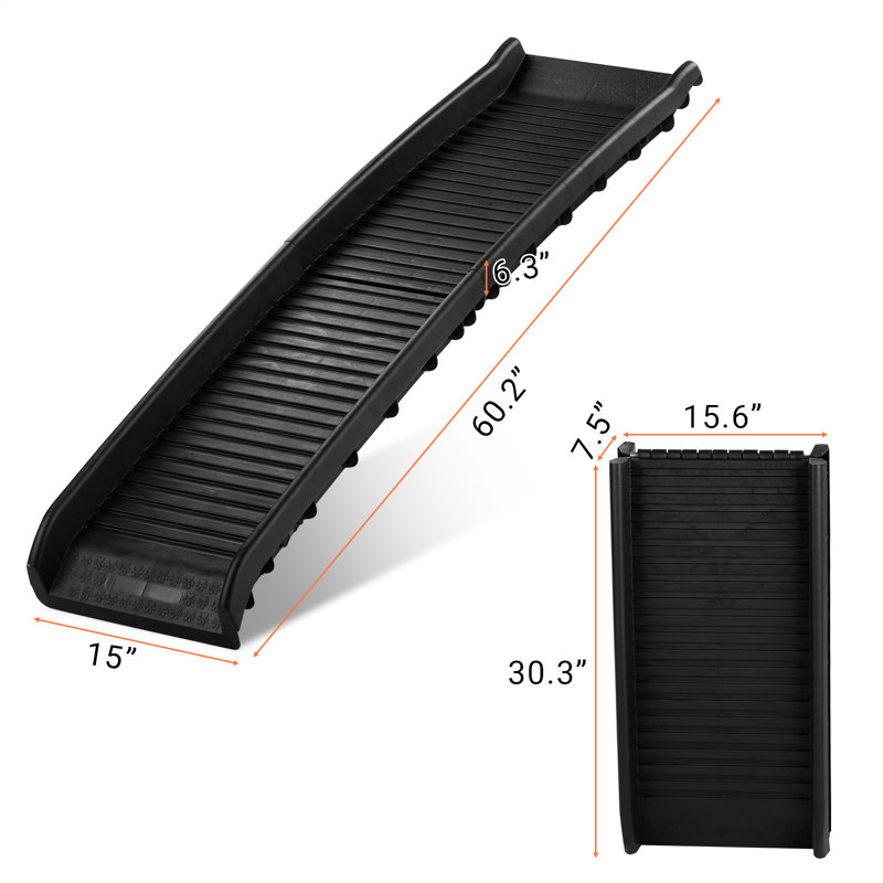 Rampe d'escalier pliante pour chien