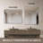 Metal Framed Rectangular Bathroom Mirror for Wall, Shatterproof and High-Definition Reflection-1109866950-1109866972