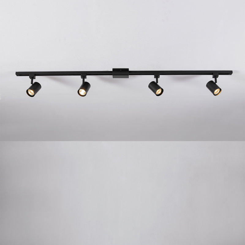 Tribeca 56" 4-Light Track Light Kit, Black